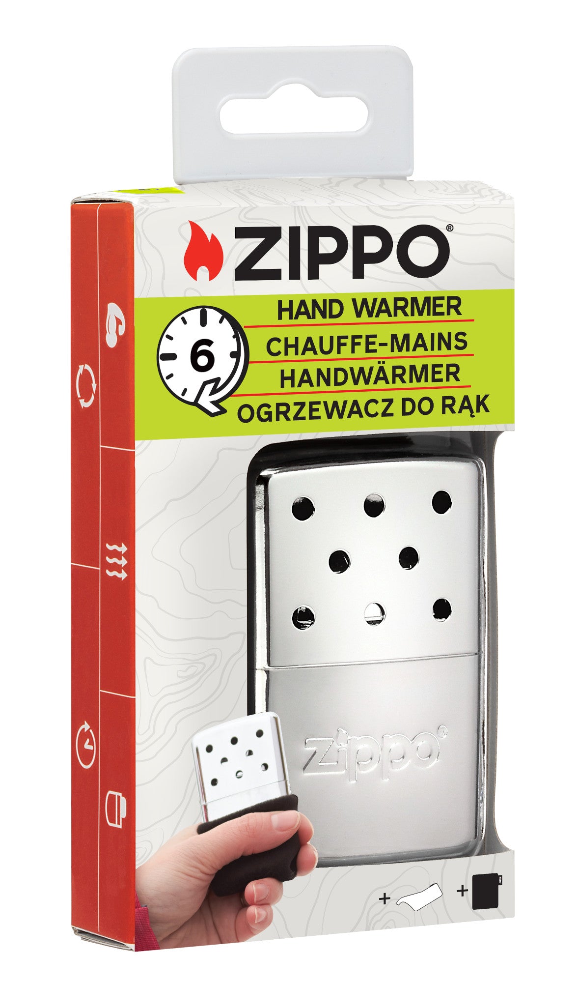 Hand Warmer High Polished Chrome 6 Std.