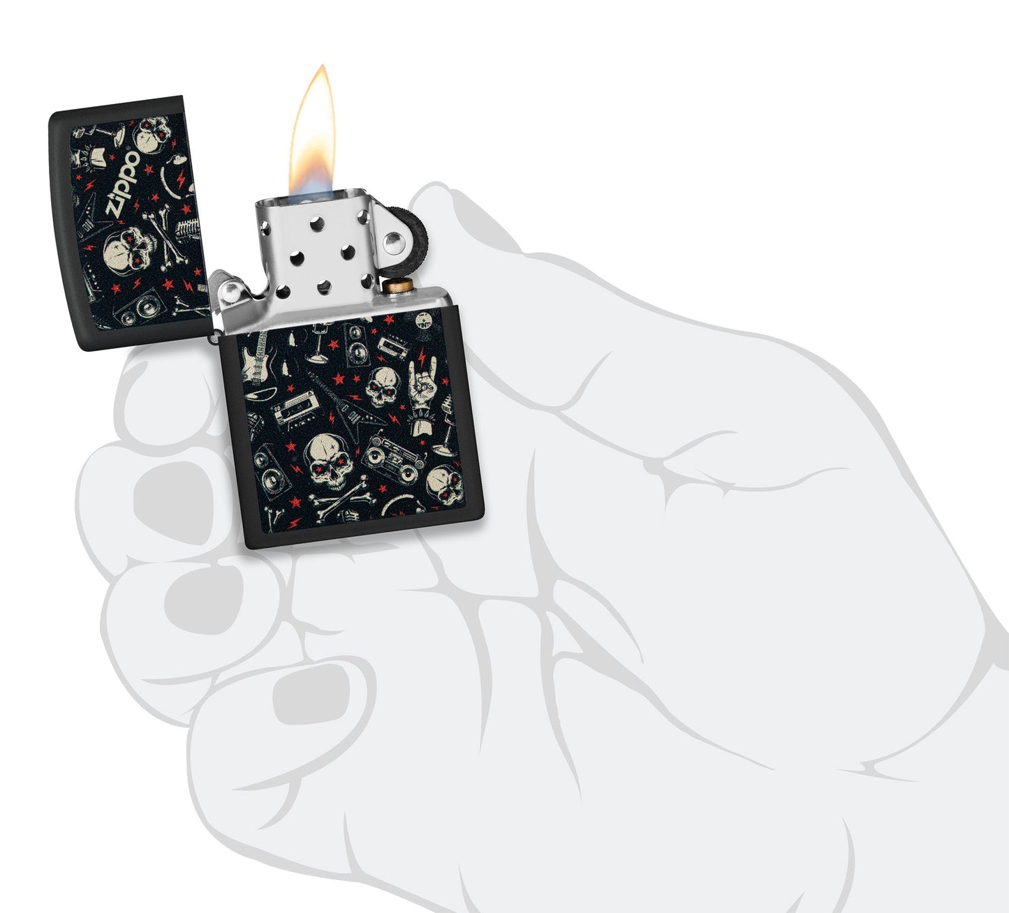 Grunt Pattern with Skulls