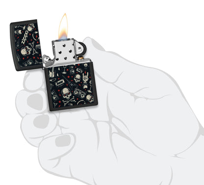 Grunt Pattern with Skulls
