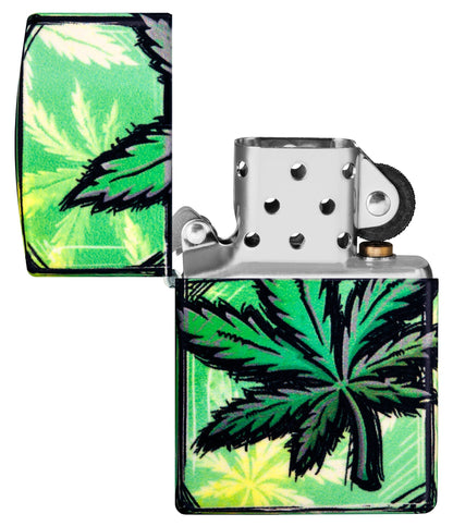 Glowing Cannabis Design