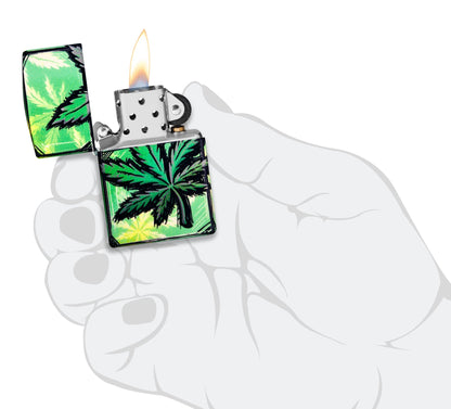 Glowing Cannabis Design
