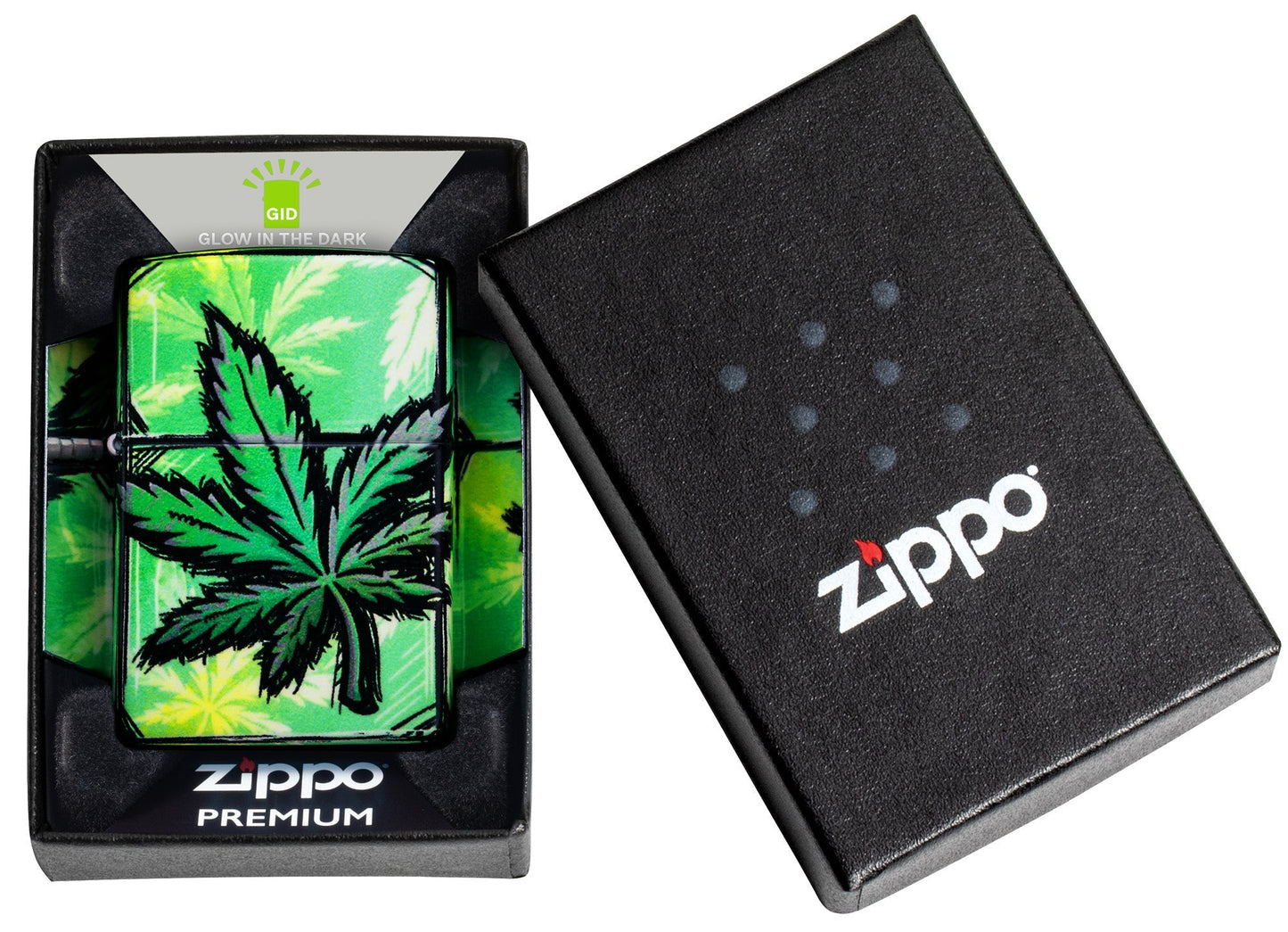 Glowing Cannabis Design