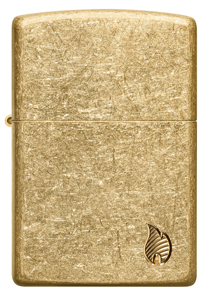 Armor® Tumbled Brass Flamme