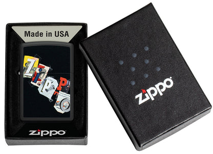Zippo als Collage