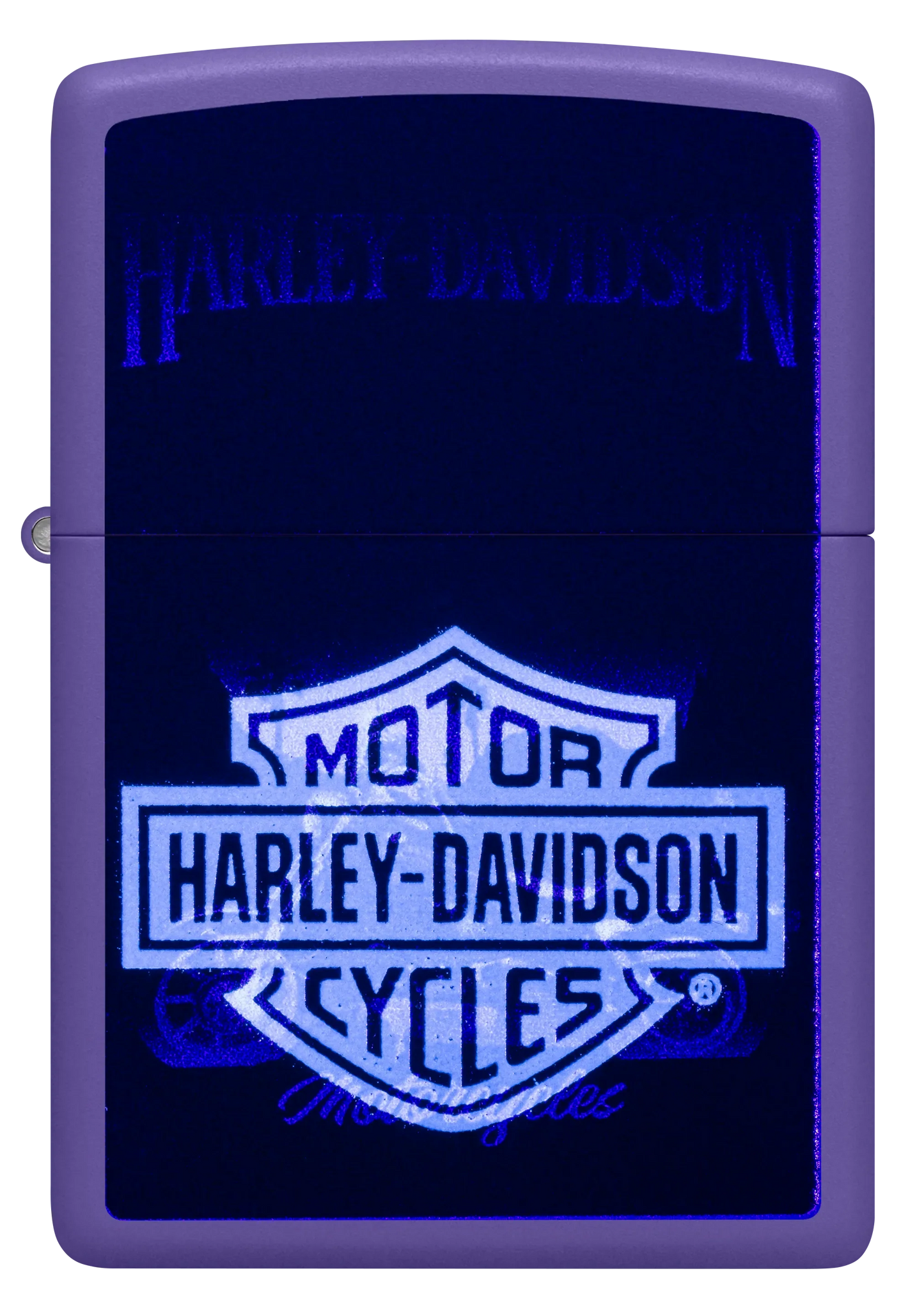 Harley-Davidson® Motiv in Schwarzlicht