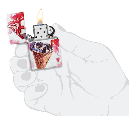 Totenköpfe in Eiscreme