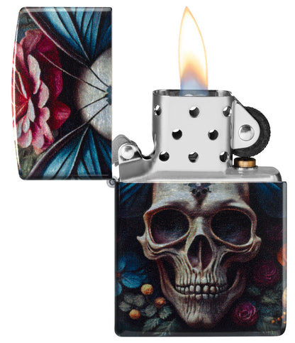 Schmetterlinge und Totenkopf