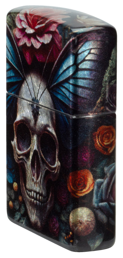 Schmetterlinge und Totenkopf