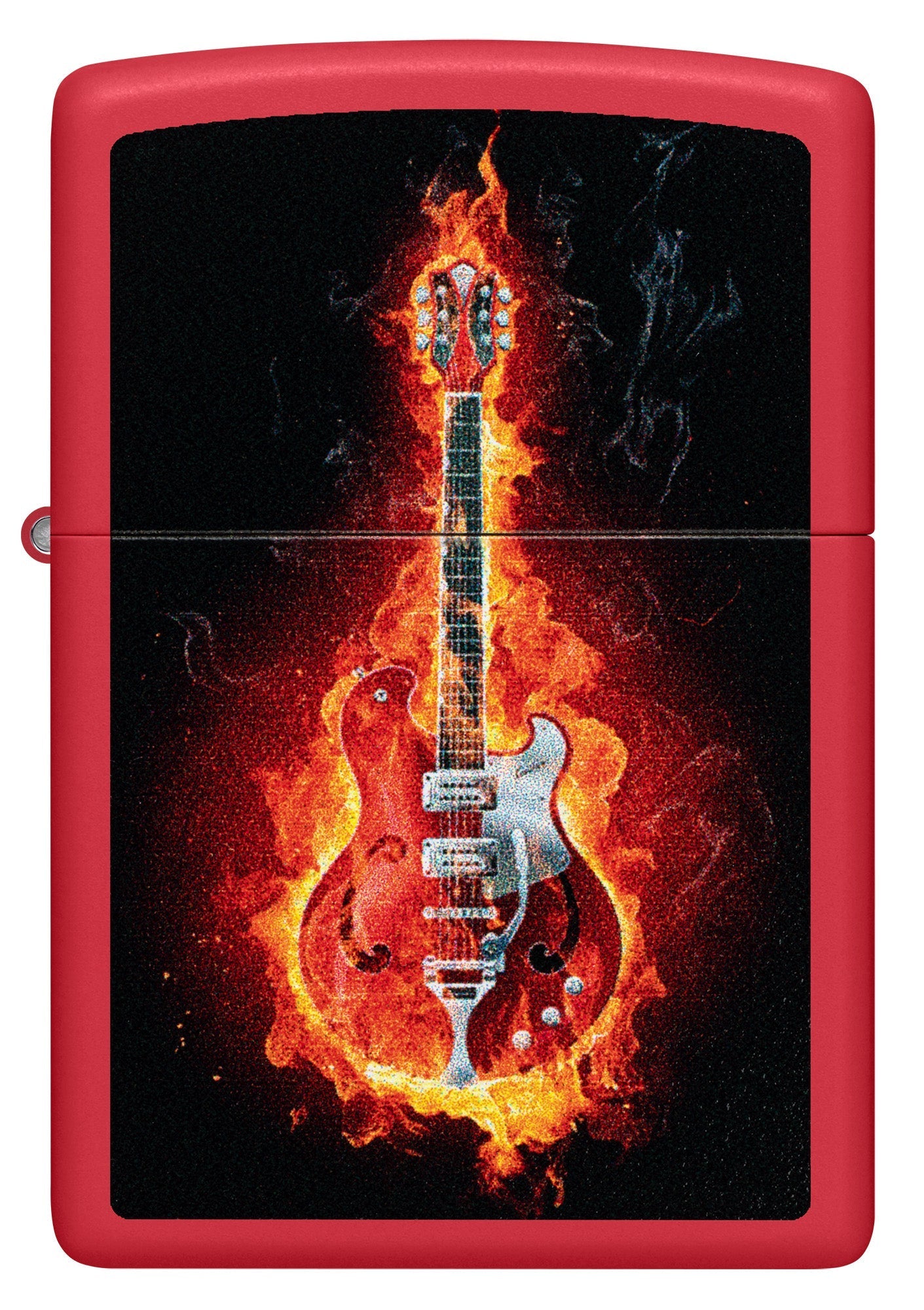 Flammende Gitarre