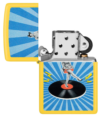 Schallplatten-Spin