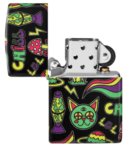 Leuchtendes Chill-Design