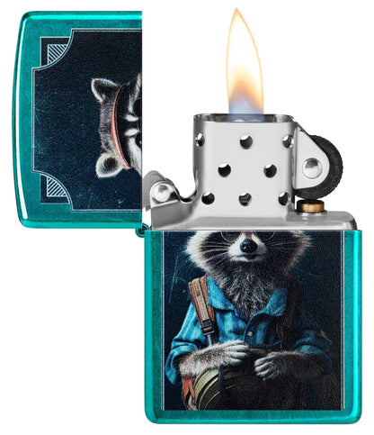 Eleganter Waschbär