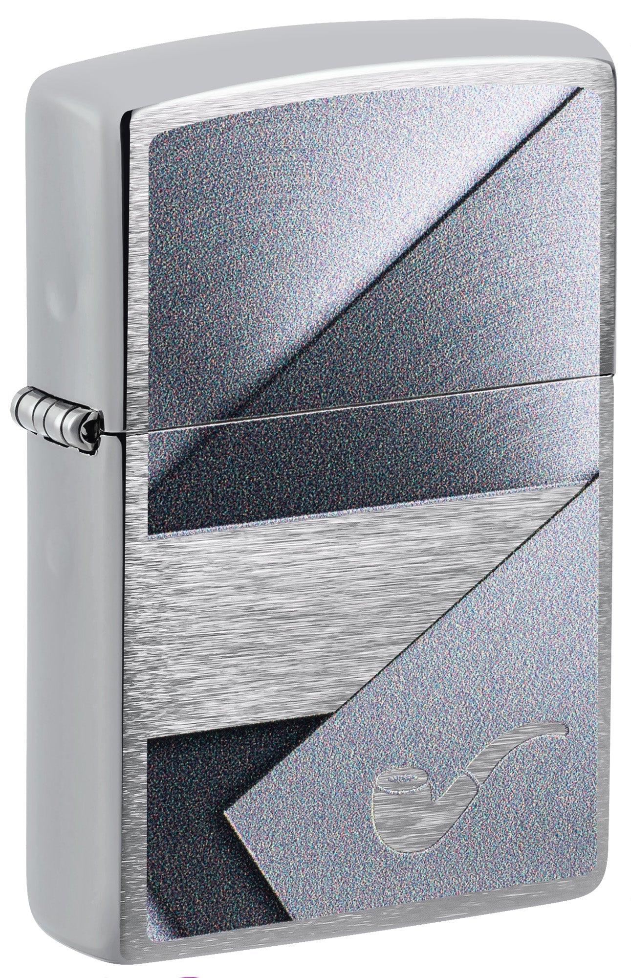 Pfeifenfeuerzeug in Metallic