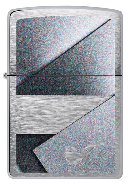 Pfeifenfeuerzeug in Metallic