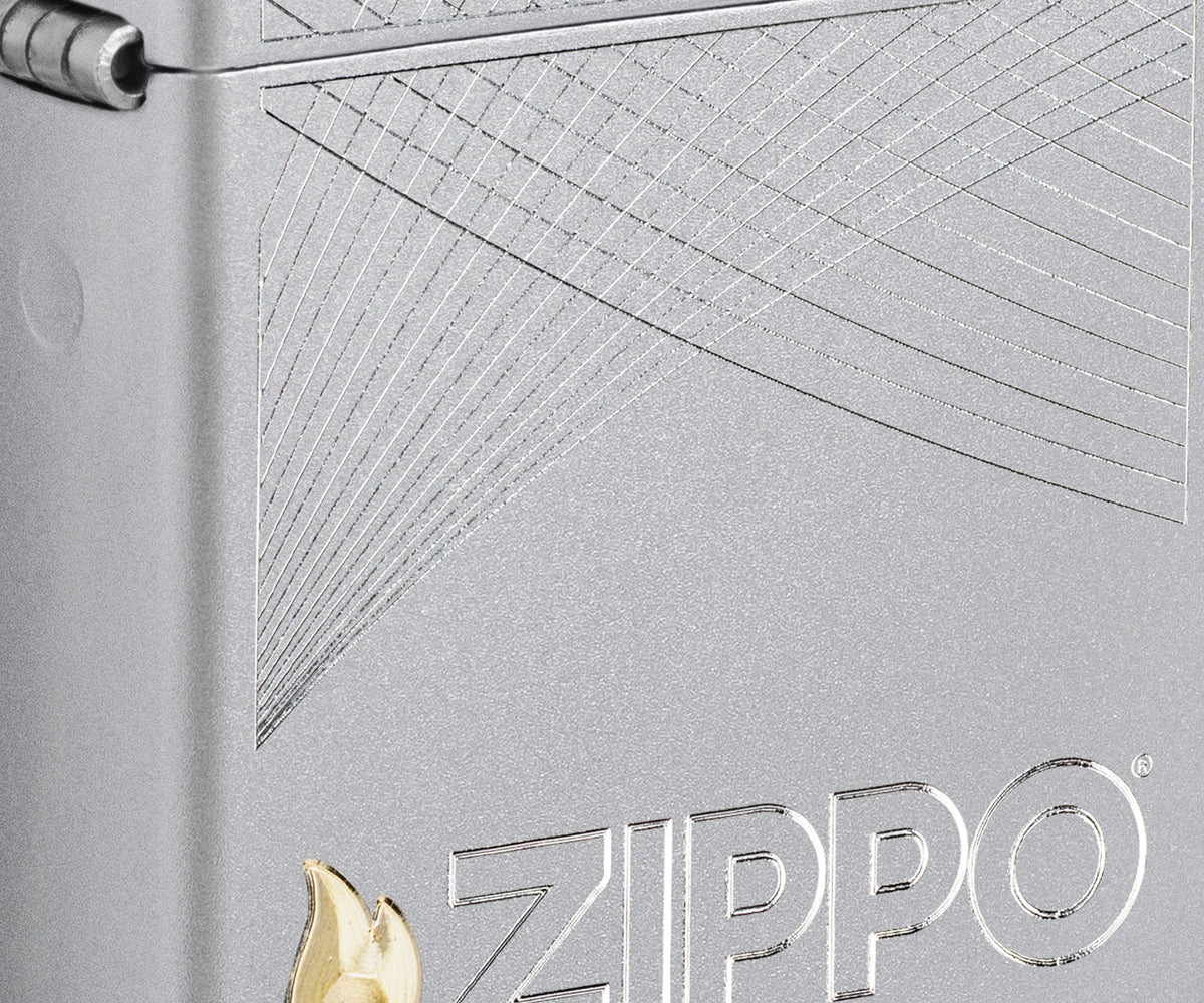 Zweifarbiges Zippo-Motiv