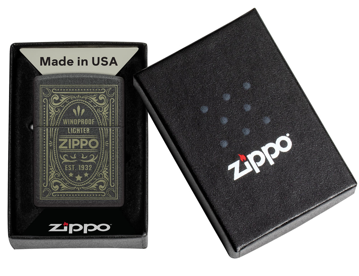 Zippo-Etikett