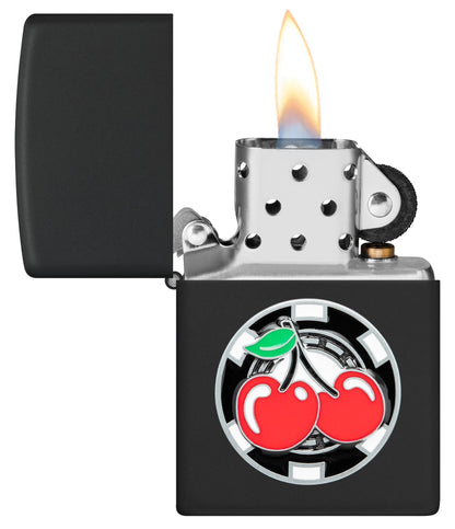 Poker Chip with Cherries