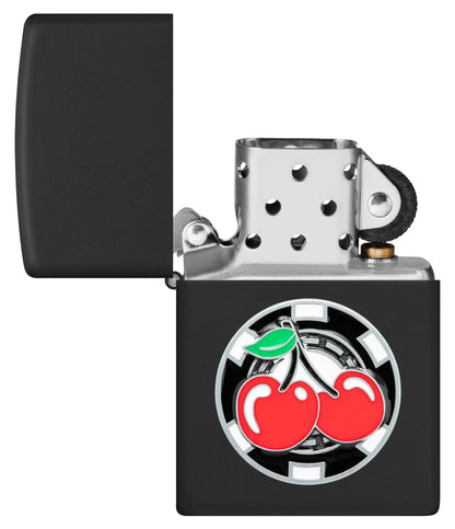 Poker Chip with Cherries