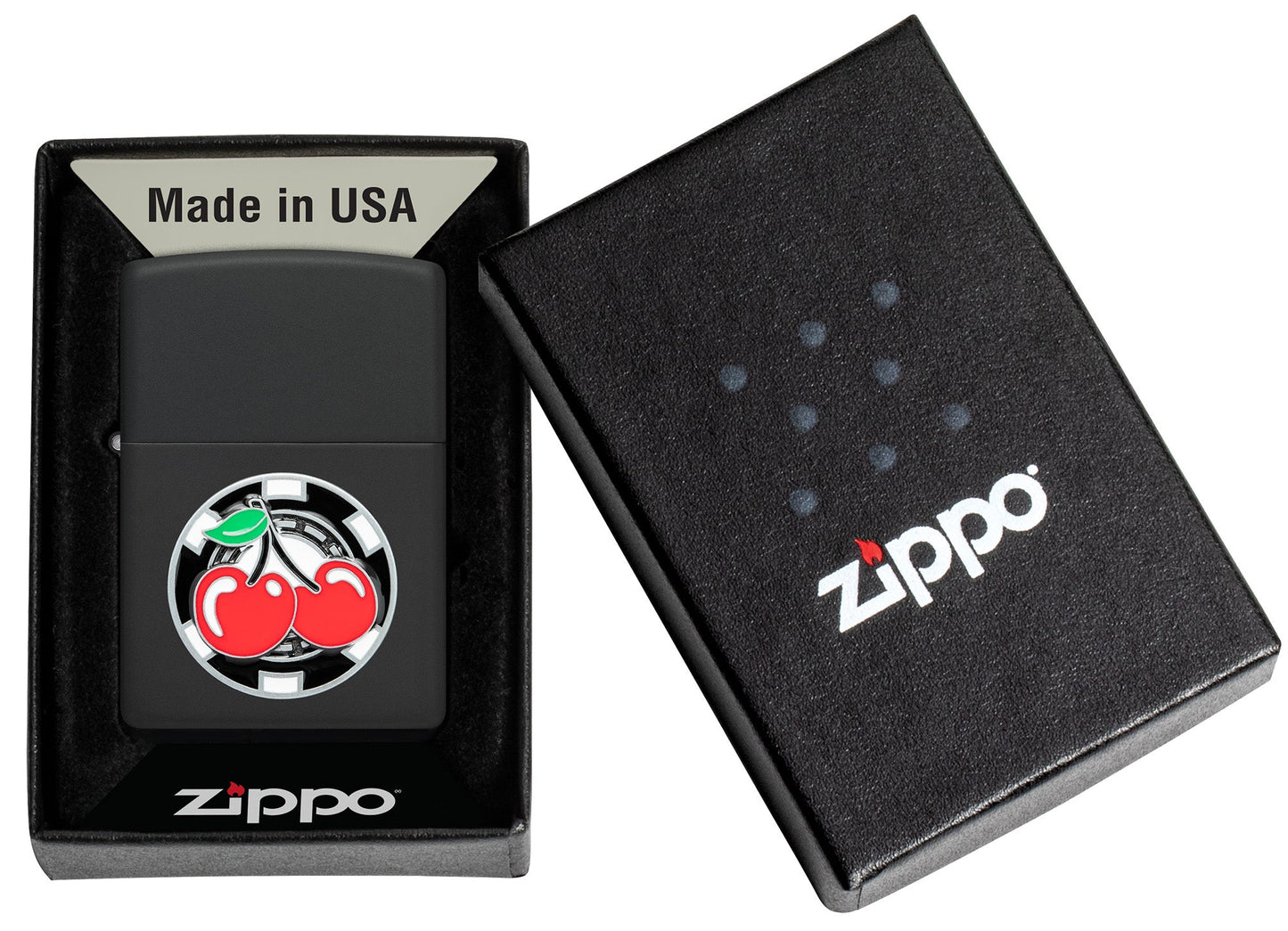 Poker Chip with Cherries