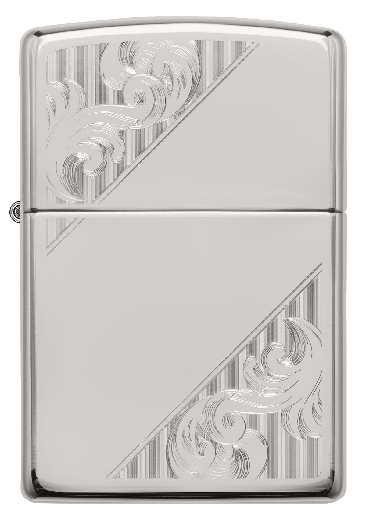 Sterling Silver Diagonal Filigree Design