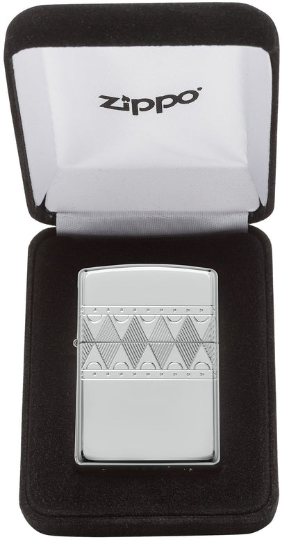 Sterling Silver Diamond Pattern Design