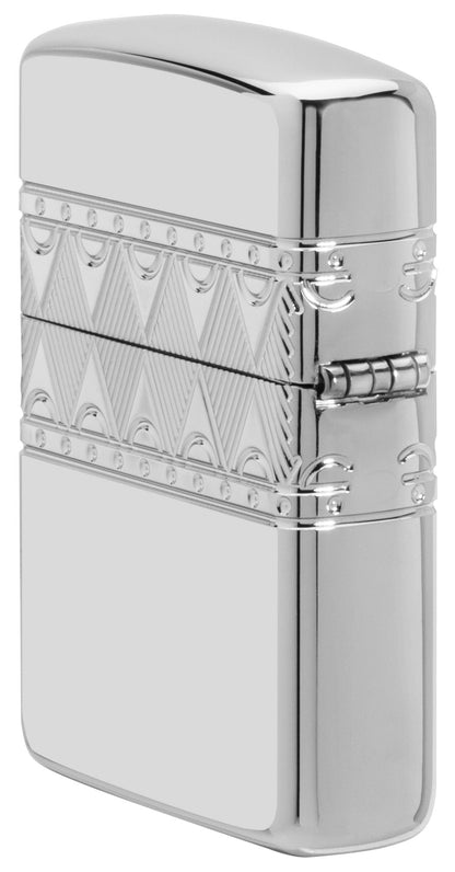 Sterling Silver Diamond Pattern Design