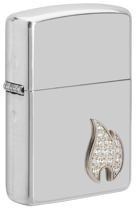 Sterling Silver Flame Emblem