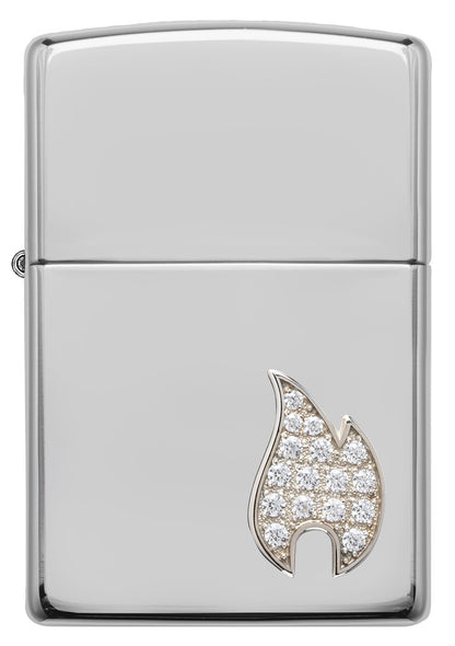 Sterling Silver Flame Emblem