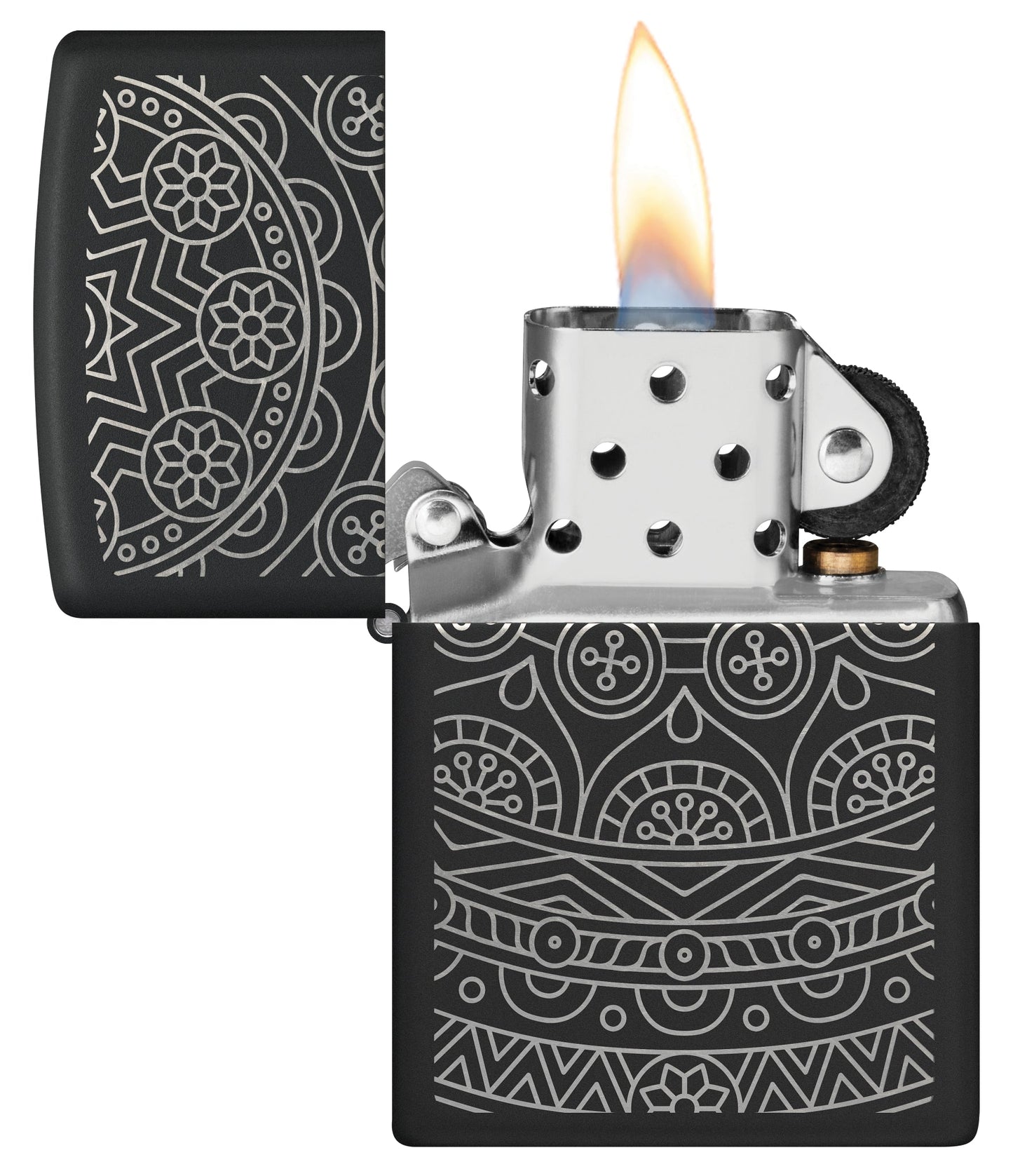 Ornate Pattern Design CR Black Matte