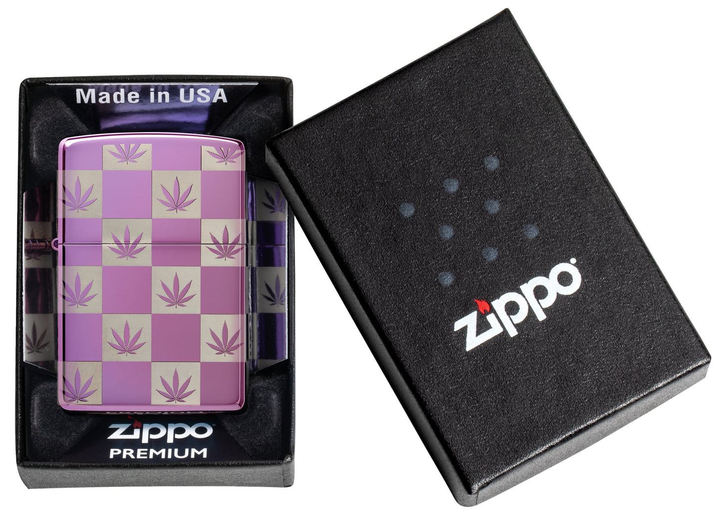 Checkered Cannabis Design