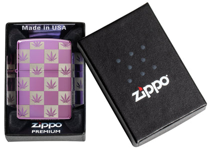 Checkered Cannabis Design