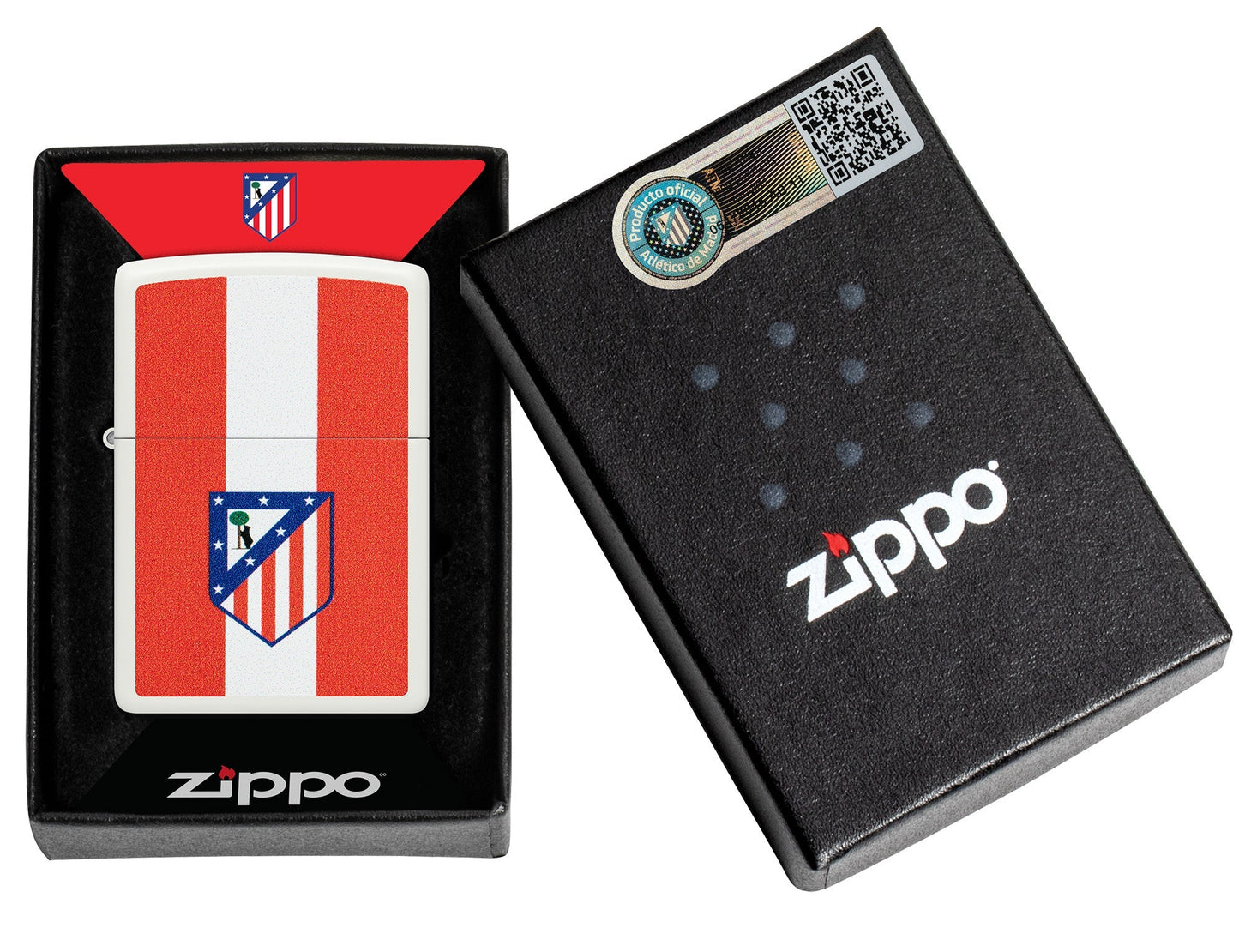 Atlético Madrid – Logo auf Streifen