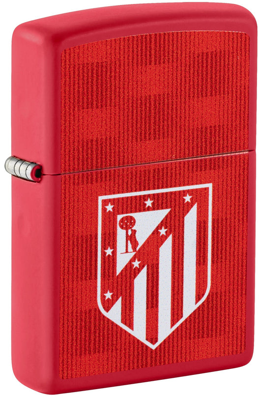 Atlético Madrid – Logo auf Schachbrettmuster
