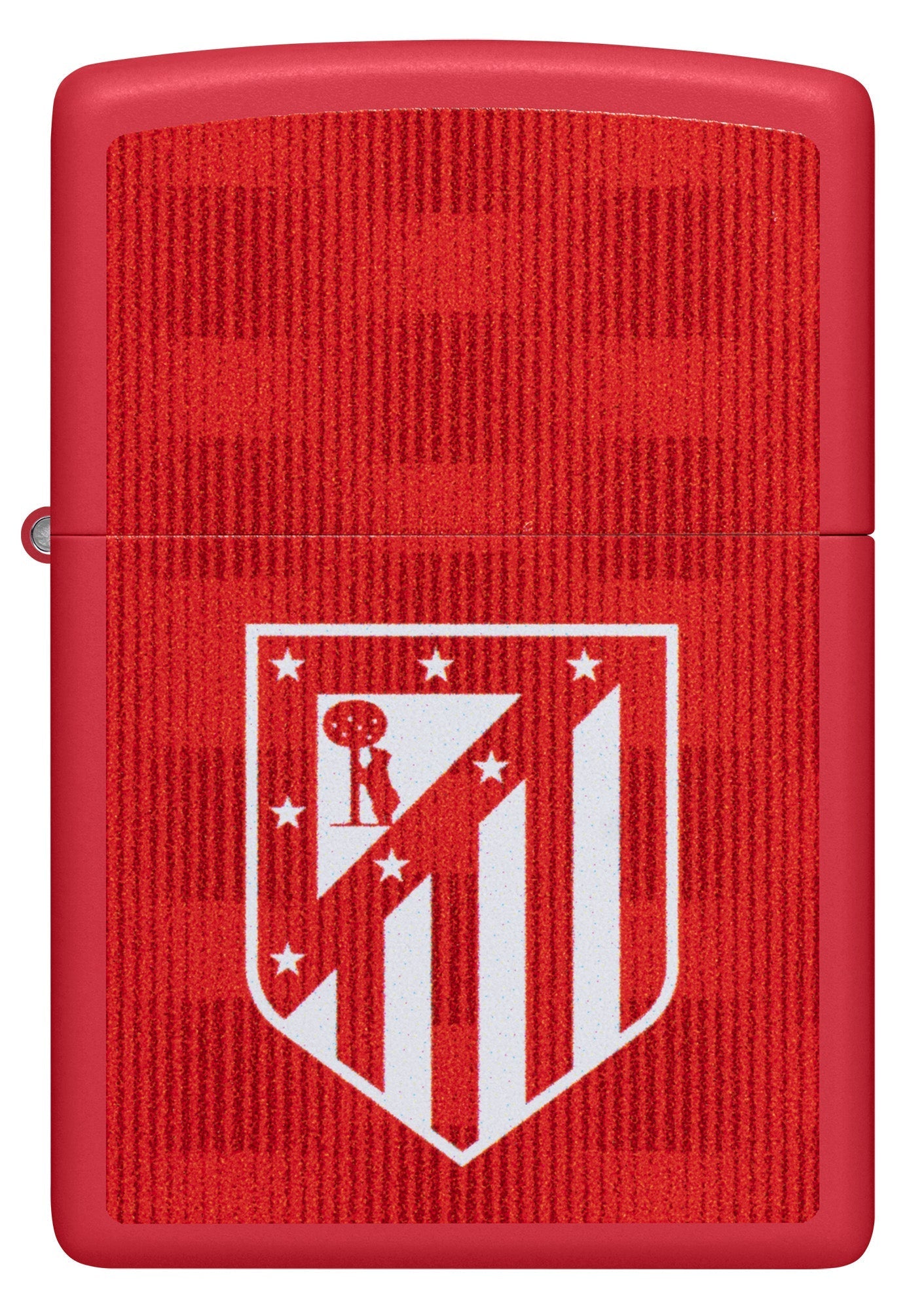 Atlético Madrid – Logo auf Schachbrettmuster