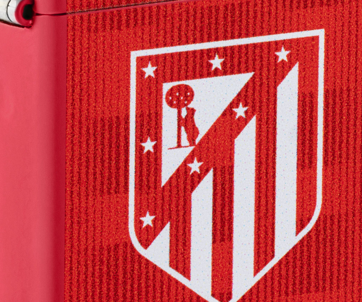 Atlético Madrid – Logo auf Schachbrettmuster