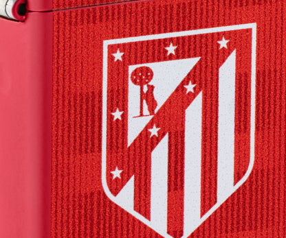 Atlético Madrid – Logo auf Schachbrettmuster