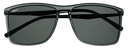 Frontansicht Zippo Sonnenbrille eckig grau