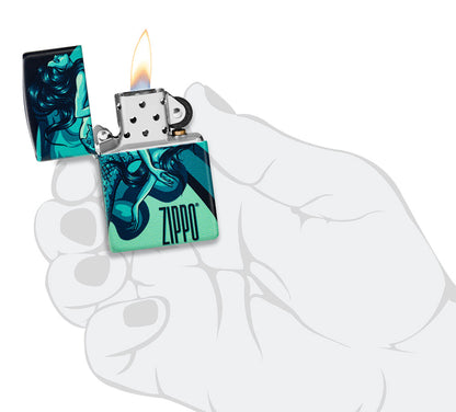 Mermaid Zippo Design